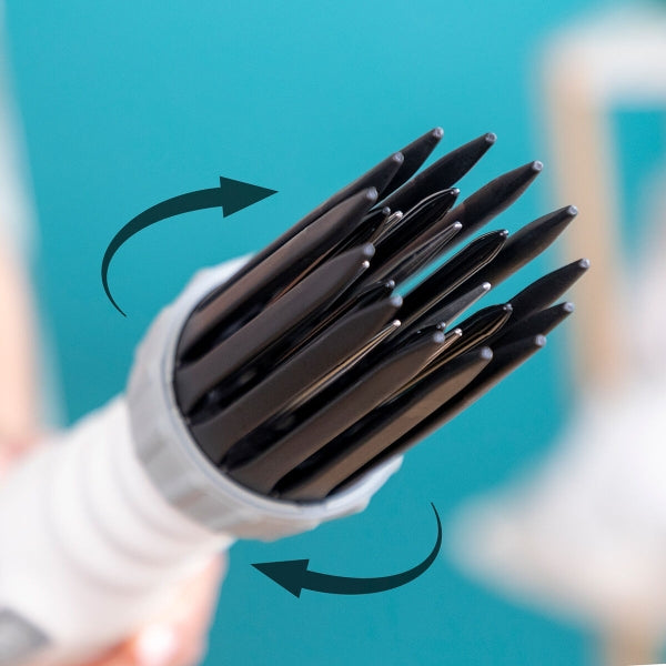3-in-1 Hair Dryer, Styler & Curling Brush Dryple InnovaG – 550 W