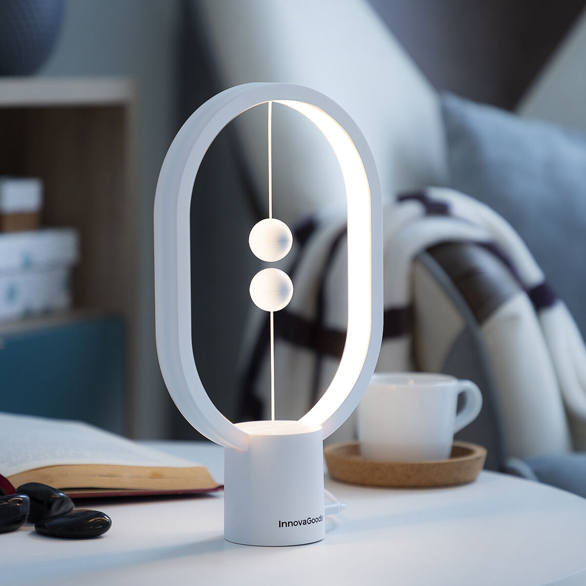 Balance LED Table Lamp – Magnetic Switch | Warm Light