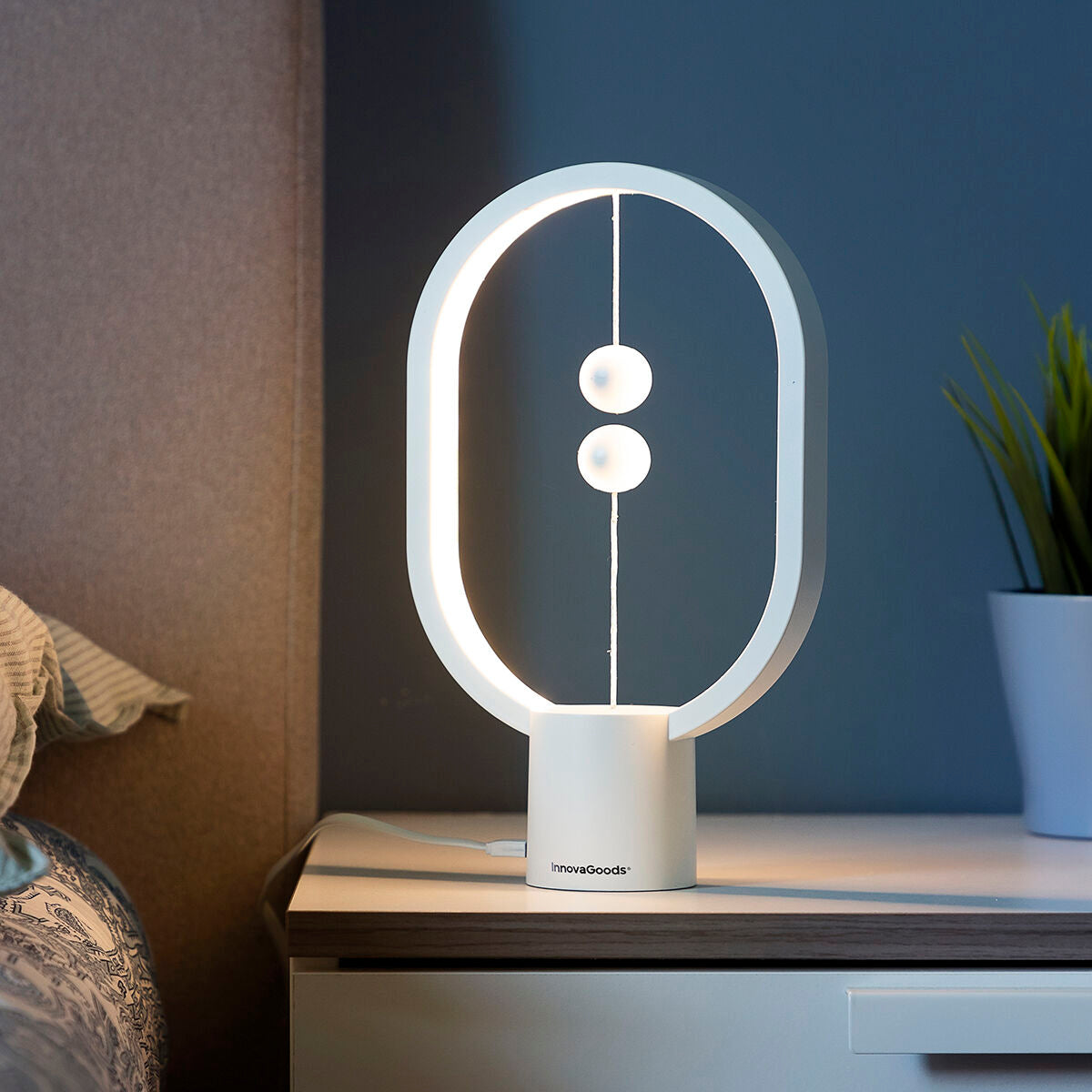 Balance LED Table Lamp – Magnetic Switch | Warm Light