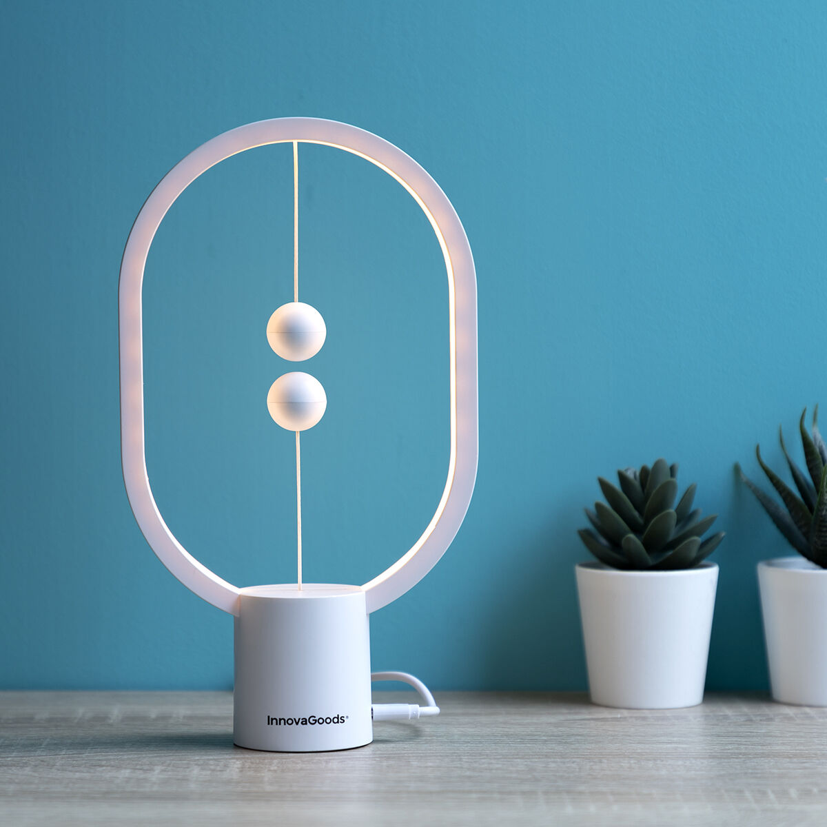 Balance LED Table Lamp – Magnetic Switch | Warm Light
