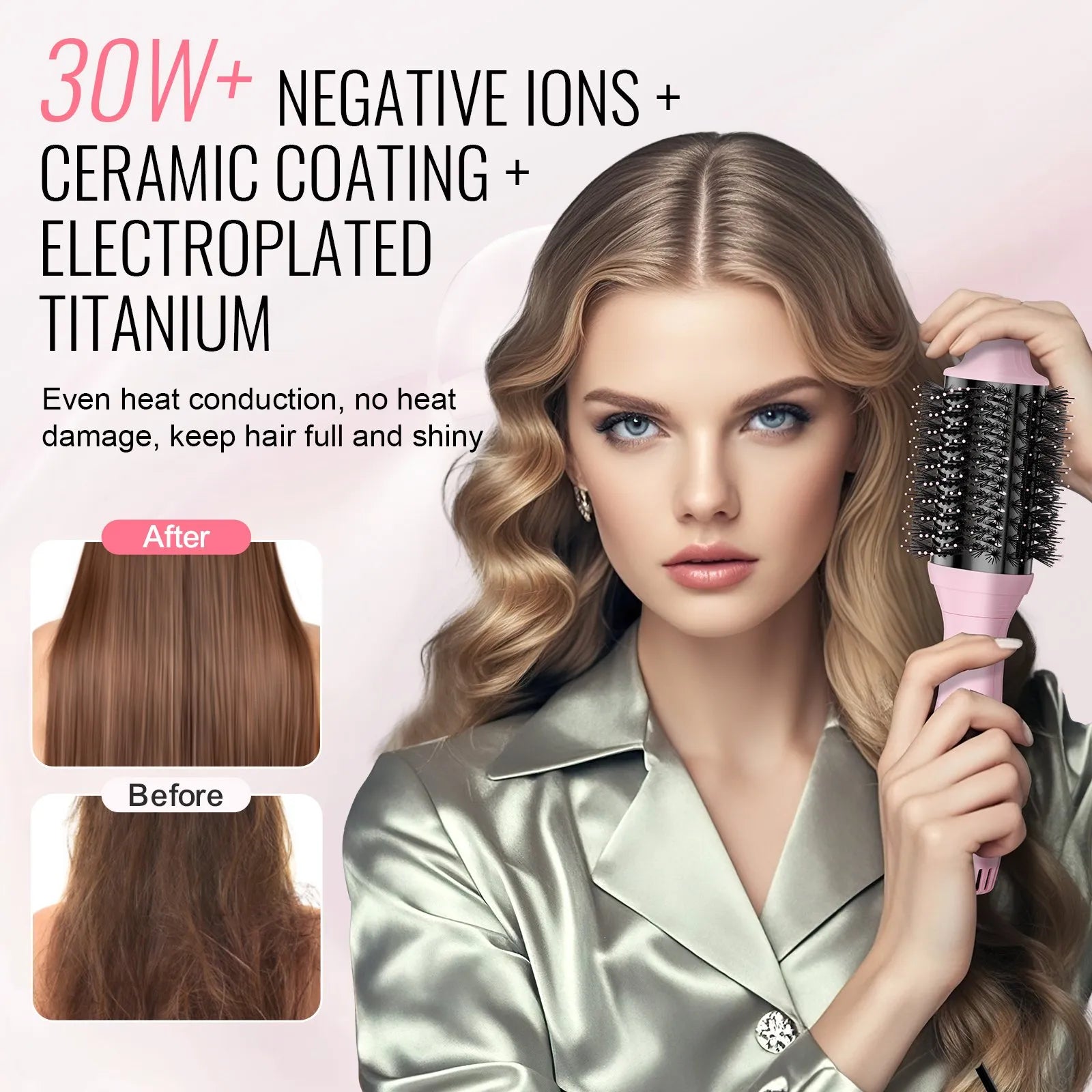 Hot Air Brush 4-in-1 Hair Styler Vevor