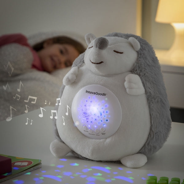 Plush Hedgehog – Night Light / White Noise Projector