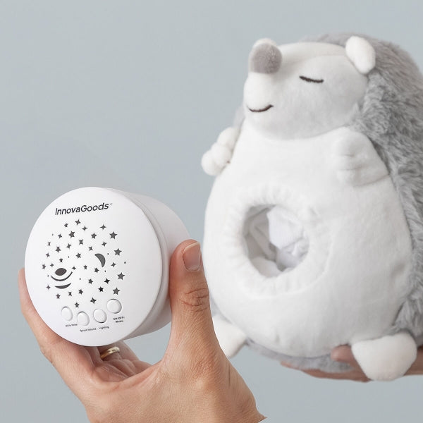 Plush Hedgehog – Night Light / White Noise Projector