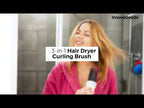 3-in-1 Hair Dryer, Styler & Curling Brush Dryple InnovaG – 550 W