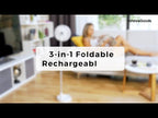 Fandle Foldable Rechargeable 3-in-1 Fan – 7200 mAh IG