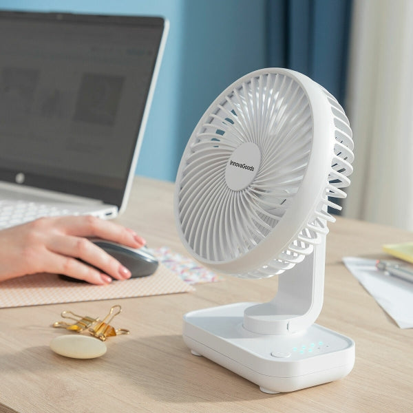 Rechargeable Desktop Fan – Compact & Silent Cooling Power