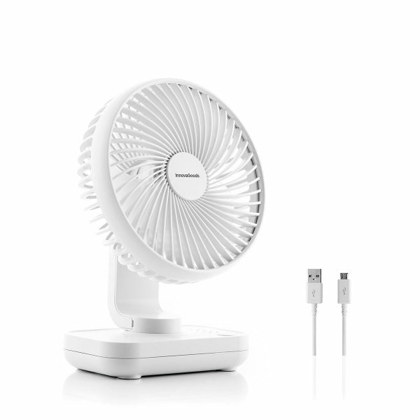Rechargeable Desktop Fan – Compact & Silent Cooling Power